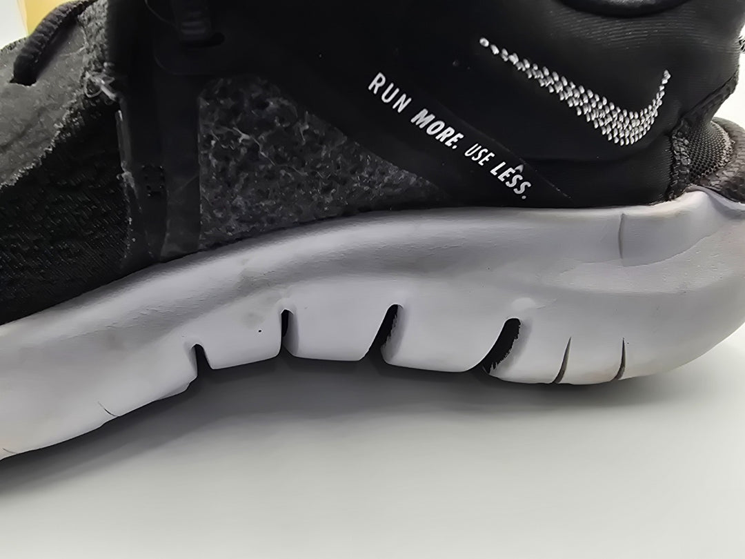 Nike Flex Run 2021 CW3408-002 Mens 11 Workout Running Shoes Black White Sneakers