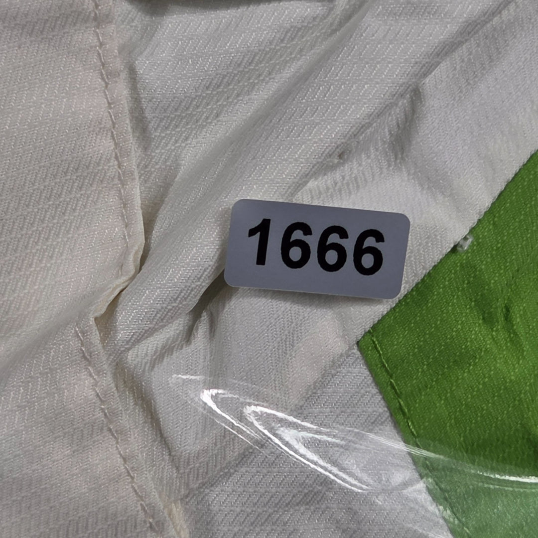 Columbia Omni Tech Ski Jackets Womens Large White Green Windbreaker Mock Neck