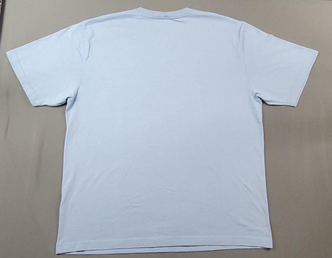 Carhartt Shirt Men’s K87 Large Washed Blue Logo Loose Fit Short Sleeve Pocket