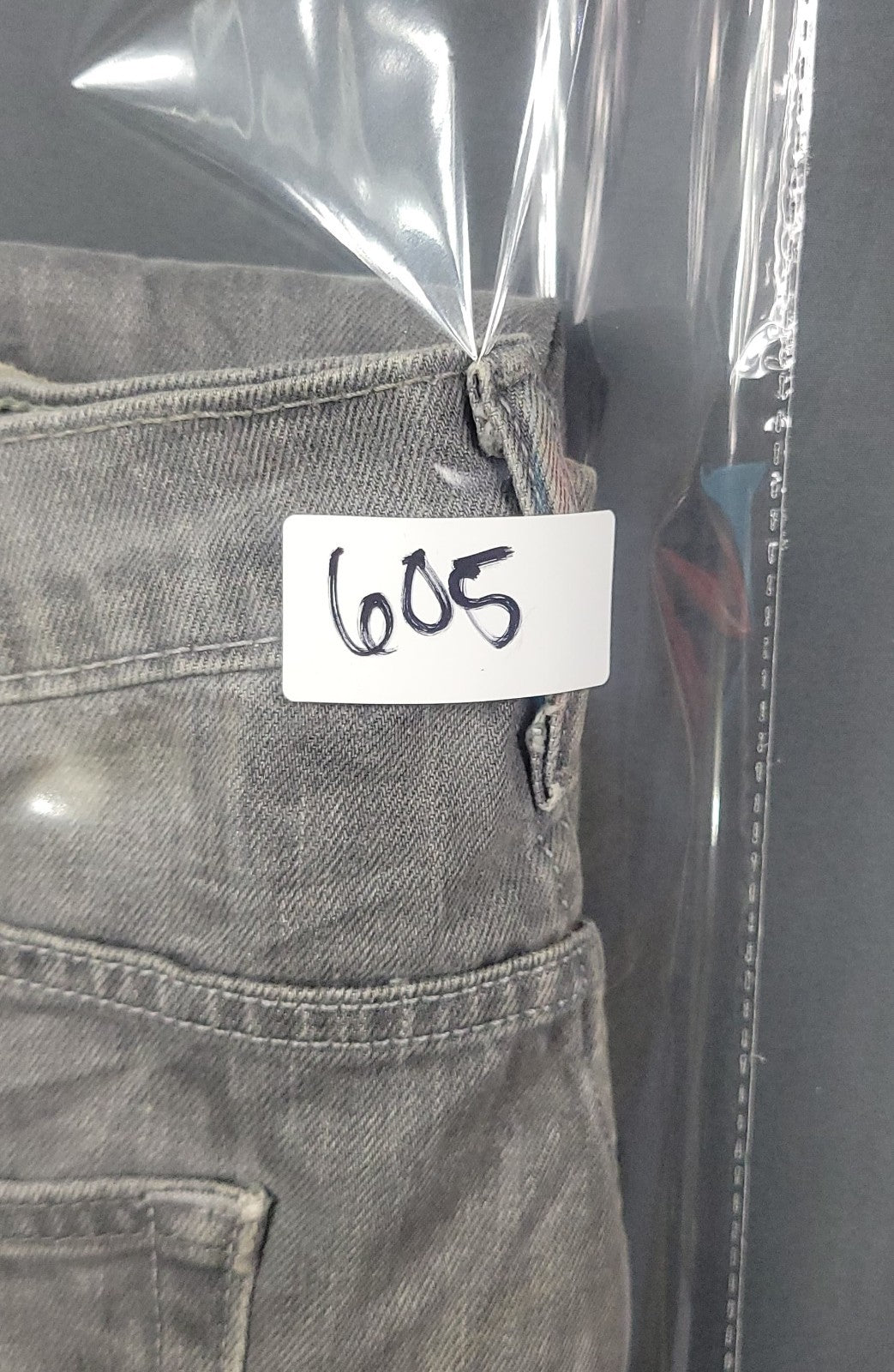 Levis 514 Jeans Mens 32x34 Gray Light Wash Straight Leg Slim Fit Washed Out