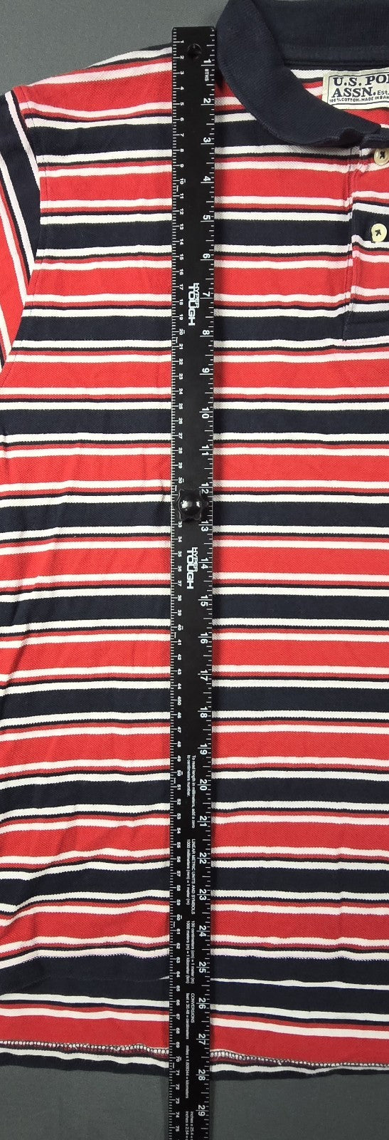 VTG U.S. Polo Assn. Polo Mens XL Multicolor Pullover Callared Short Sleeve