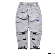 Streetwear joggers with multiple pockets and drawstring waist, VantageGo.