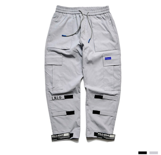 Streetwear joggers with multiple pockets and drawstring waist, VantageGo.